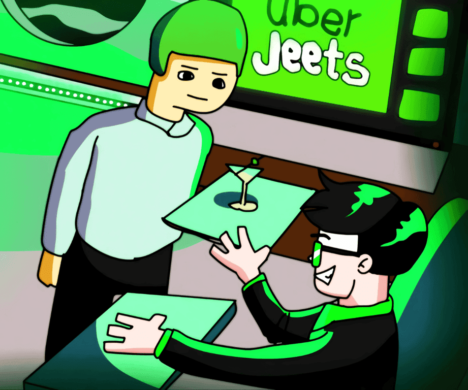 UberJeets McDonalds meme